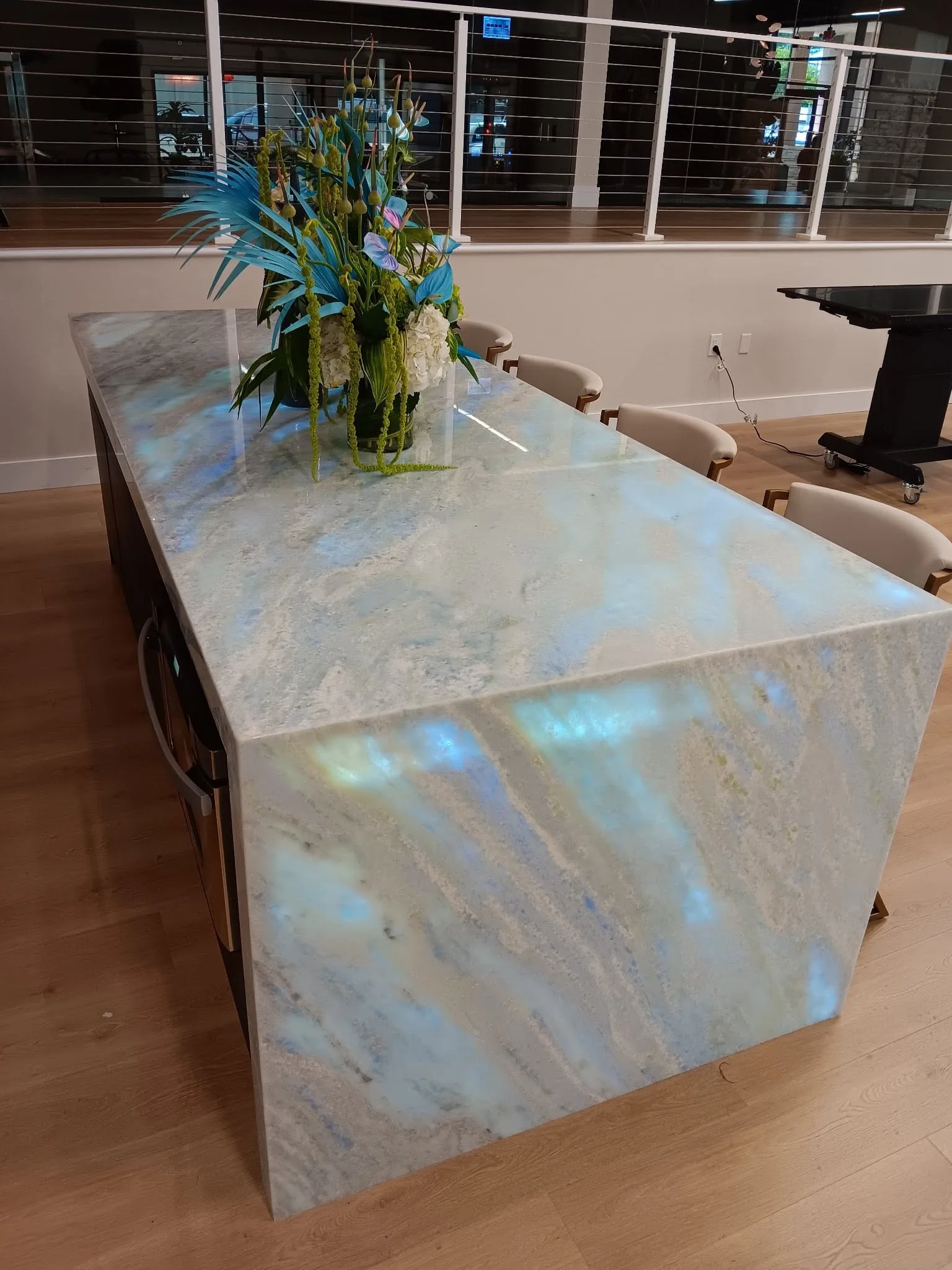 Beautiful granite kitchen countertop